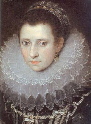 Frans Pourbus Portrait of an Italian Lady oil painting image